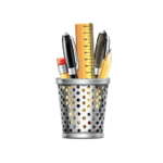 Grey organizer Pen